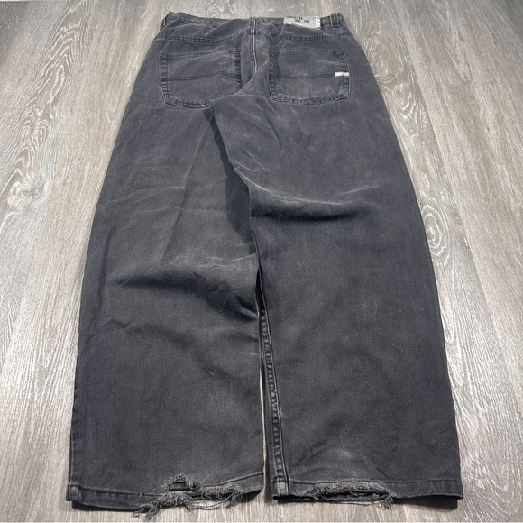 Vintage Southpole Jeans Size 34 Wide Leg Baggy Grunge Skater Y2K Black  Tab - Picture 3 of 9